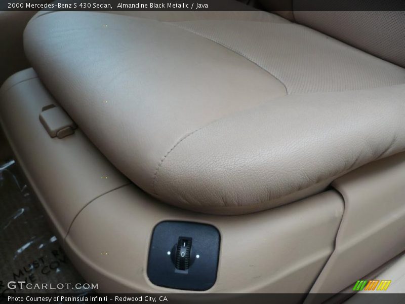 Almandine Black Metallic / Java 2000 Mercedes-Benz S 430 Sedan