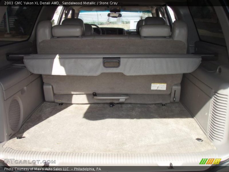 Sandalwood Metallic / Stone Gray 2003 GMC Yukon XL Denali AWD