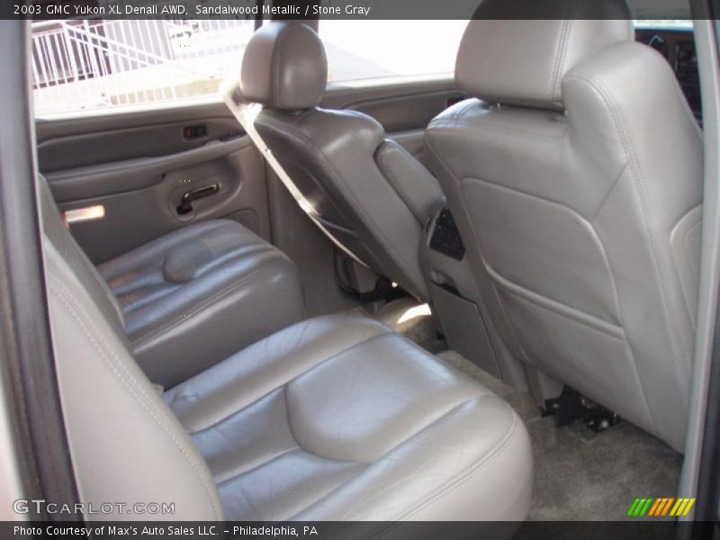 Sandalwood Metallic / Stone Gray 2003 GMC Yukon XL Denali AWD