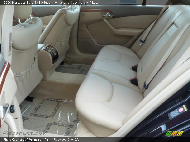 Almandine Black Metallic / Java 2000 Mercedes-Benz S 430 Sedan