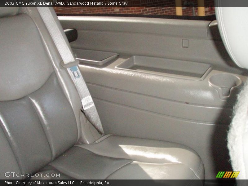 Sandalwood Metallic / Stone Gray 2003 GMC Yukon XL Denali AWD