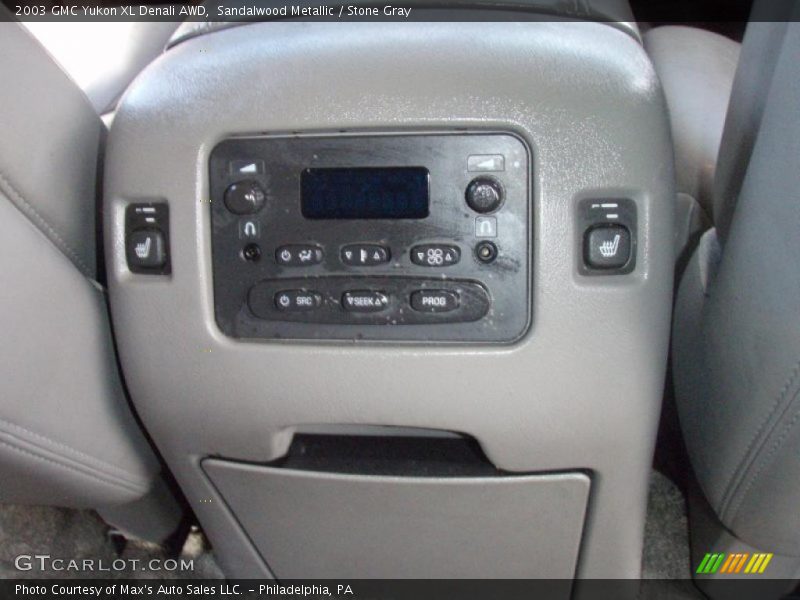 Sandalwood Metallic / Stone Gray 2003 GMC Yukon XL Denali AWD