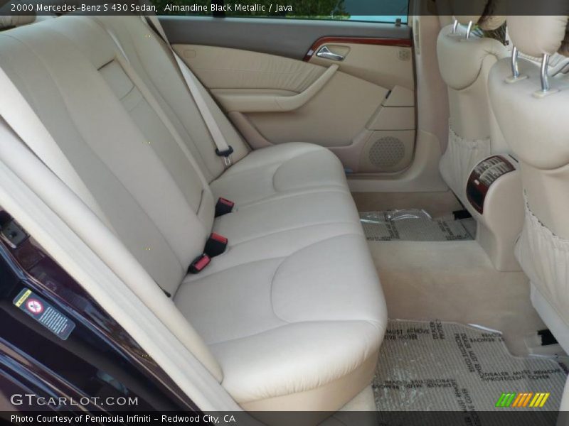Almandine Black Metallic / Java 2000 Mercedes-Benz S 430 Sedan