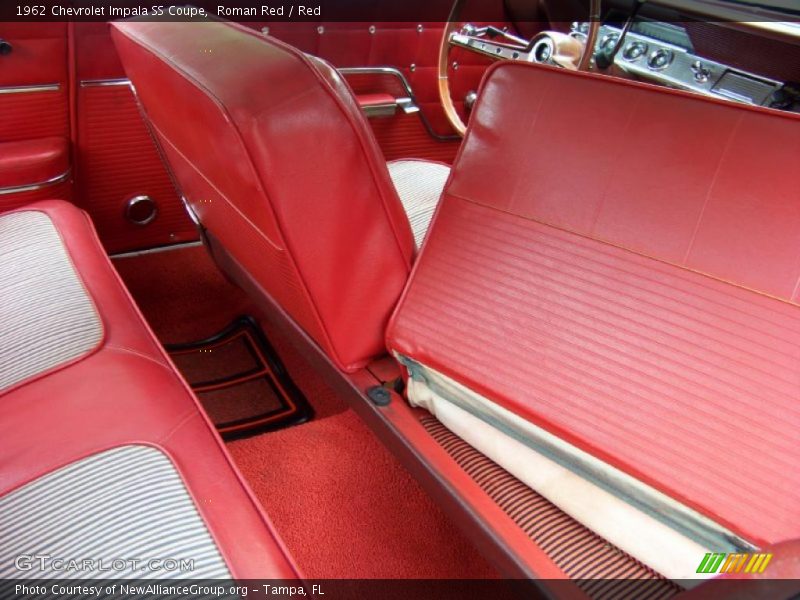 Roman Red / Red 1962 Chevrolet Impala SS Coupe