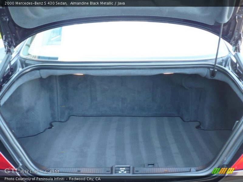 Almandine Black Metallic / Java 2000 Mercedes-Benz S 430 Sedan