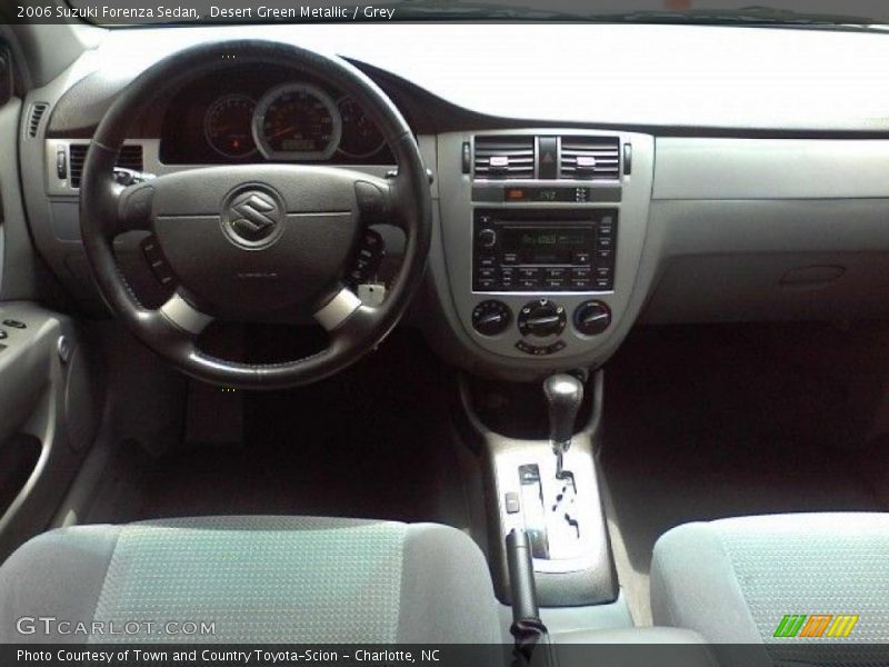 Desert Green Metallic / Grey 2006 Suzuki Forenza Sedan