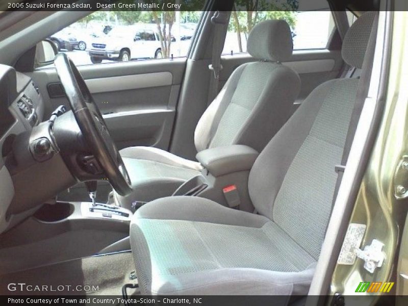 Desert Green Metallic / Grey 2006 Suzuki Forenza Sedan