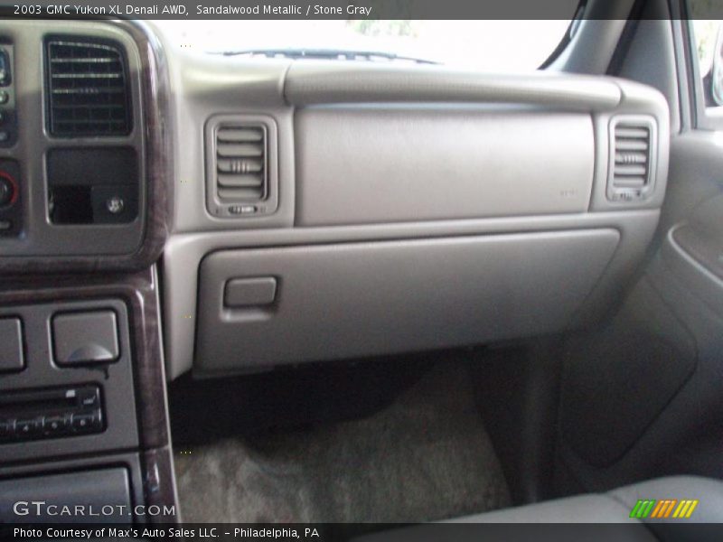 Sandalwood Metallic / Stone Gray 2003 GMC Yukon XL Denali AWD