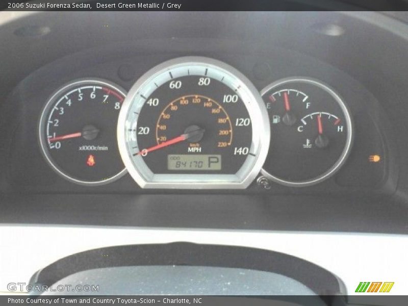 Desert Green Metallic / Grey 2006 Suzuki Forenza Sedan