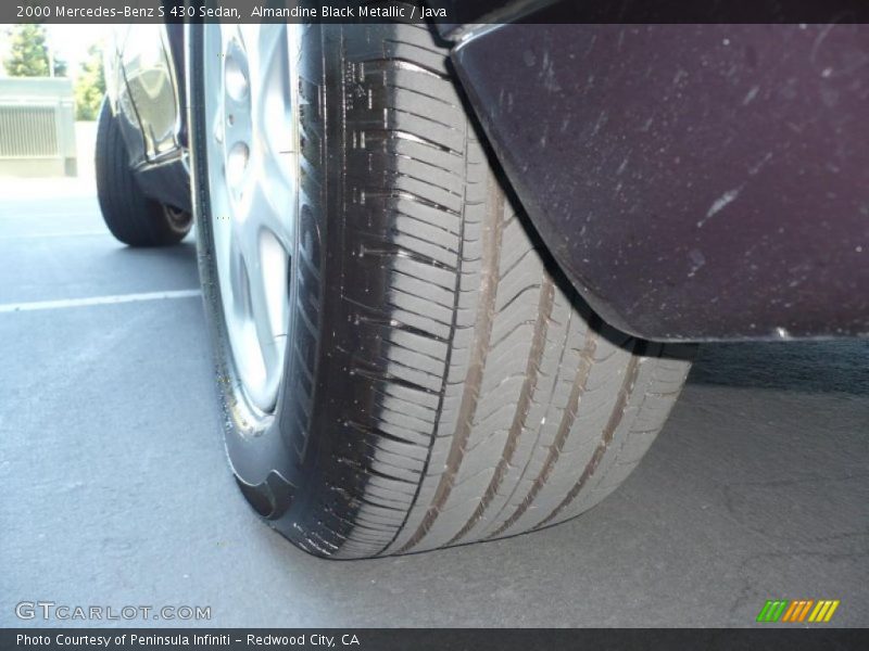 Almandine Black Metallic / Java 2000 Mercedes-Benz S 430 Sedan