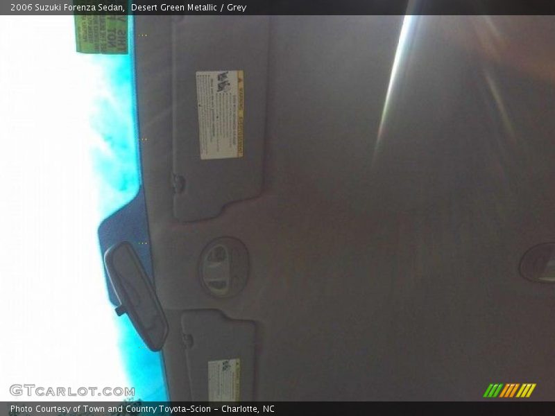 Desert Green Metallic / Grey 2006 Suzuki Forenza Sedan