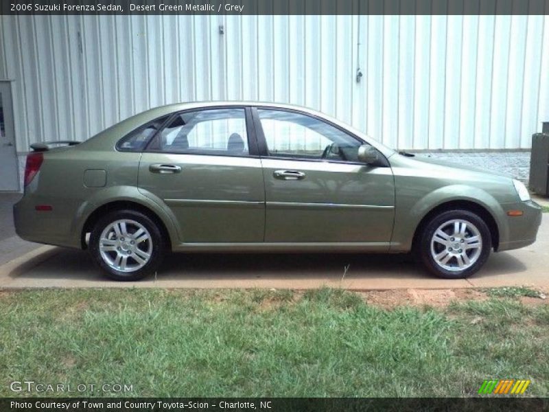 Desert Green Metallic / Grey 2006 Suzuki Forenza Sedan