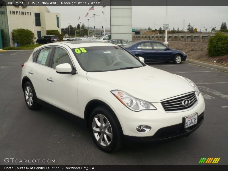 Moonlight White / Wheat 2008 Infiniti EX 35 Journey AWD
