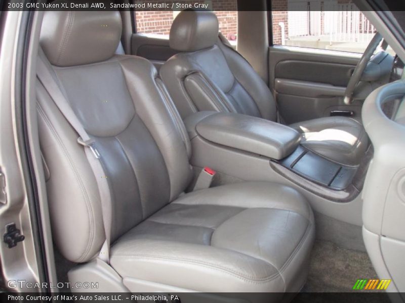 Sandalwood Metallic / Stone Gray 2003 GMC Yukon XL Denali AWD
