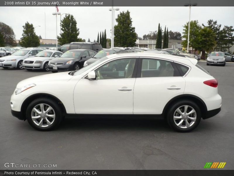 Moonlight White / Wheat 2008 Infiniti EX 35 Journey AWD