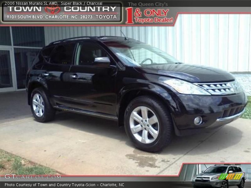 Super Black / Charcoal 2006 Nissan Murano SL AWD