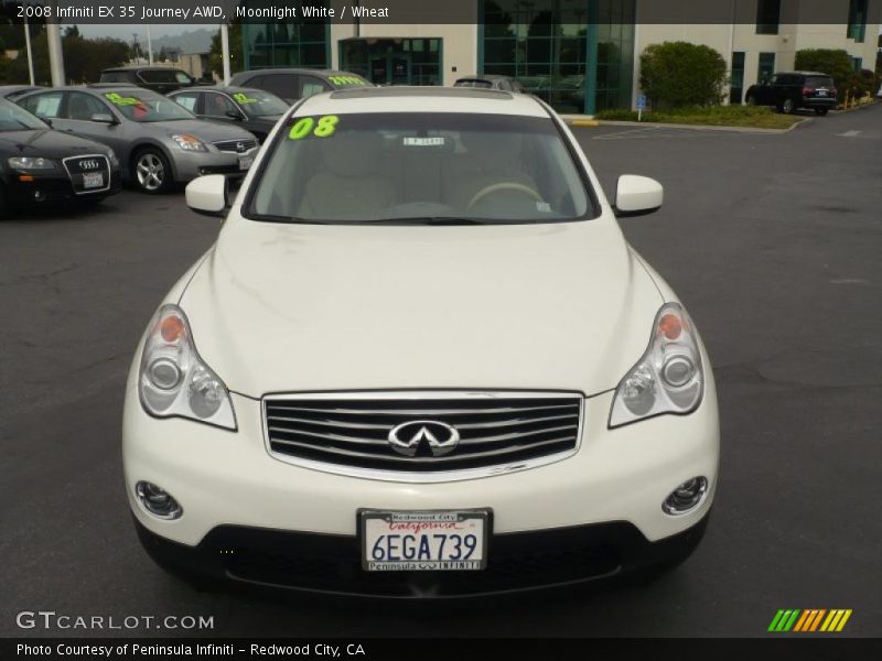Moonlight White / Wheat 2008 Infiniti EX 35 Journey AWD