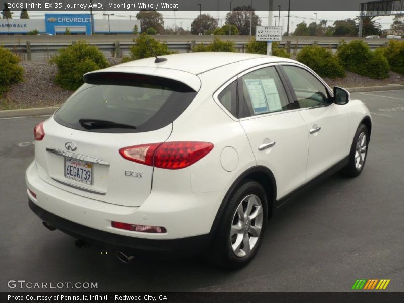 Moonlight White / Wheat 2008 Infiniti EX 35 Journey AWD