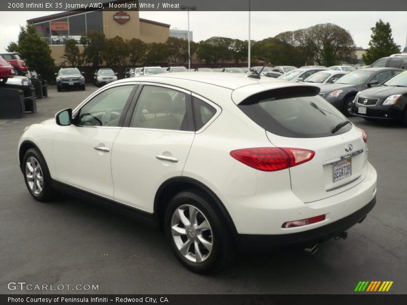 Moonlight White / Wheat 2008 Infiniti EX 35 Journey AWD