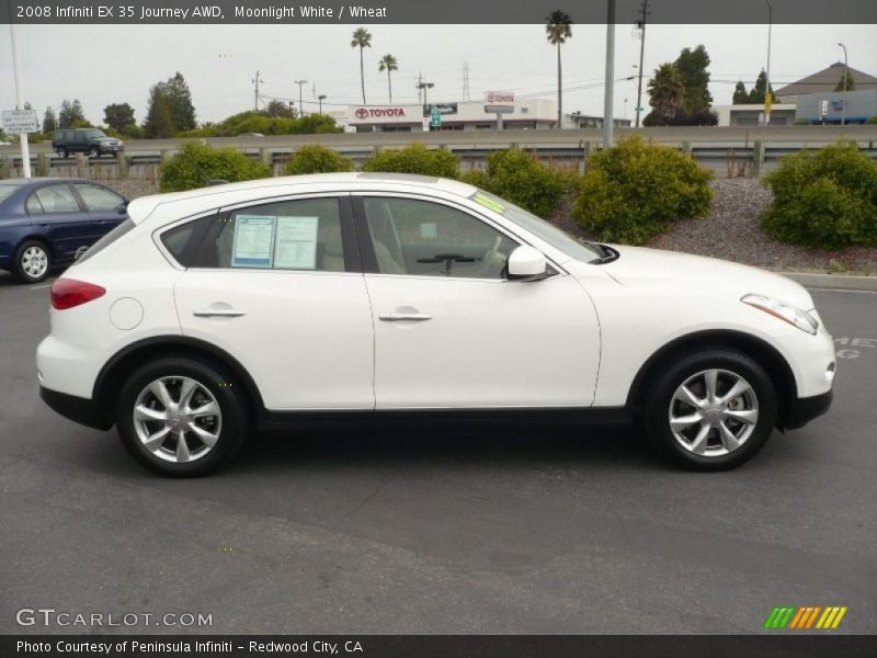 Moonlight White / Wheat 2008 Infiniti EX 35 Journey AWD