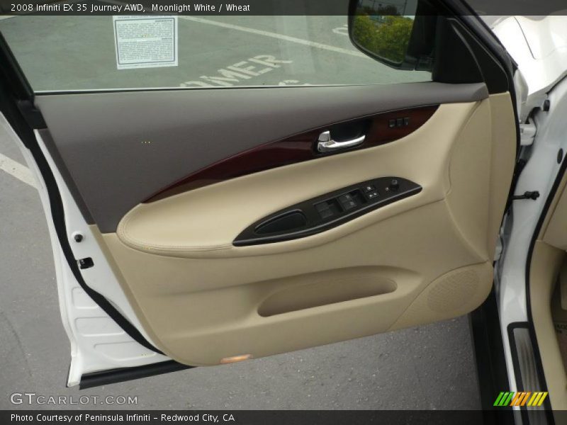 Moonlight White / Wheat 2008 Infiniti EX 35 Journey AWD