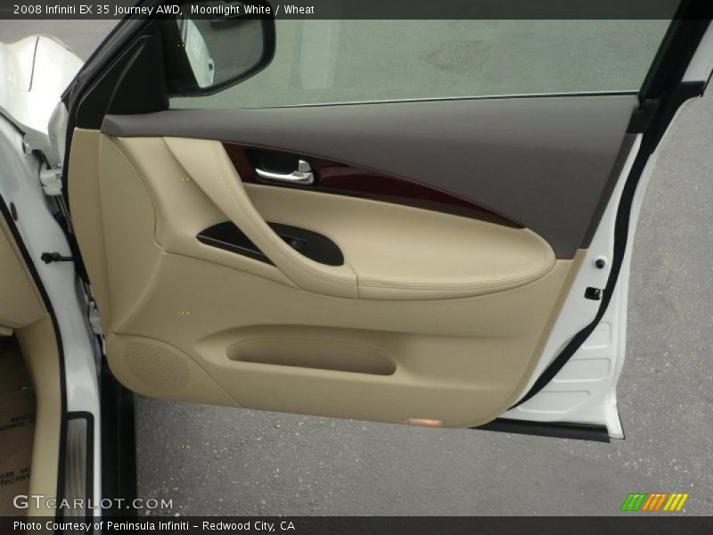 Moonlight White / Wheat 2008 Infiniti EX 35 Journey AWD