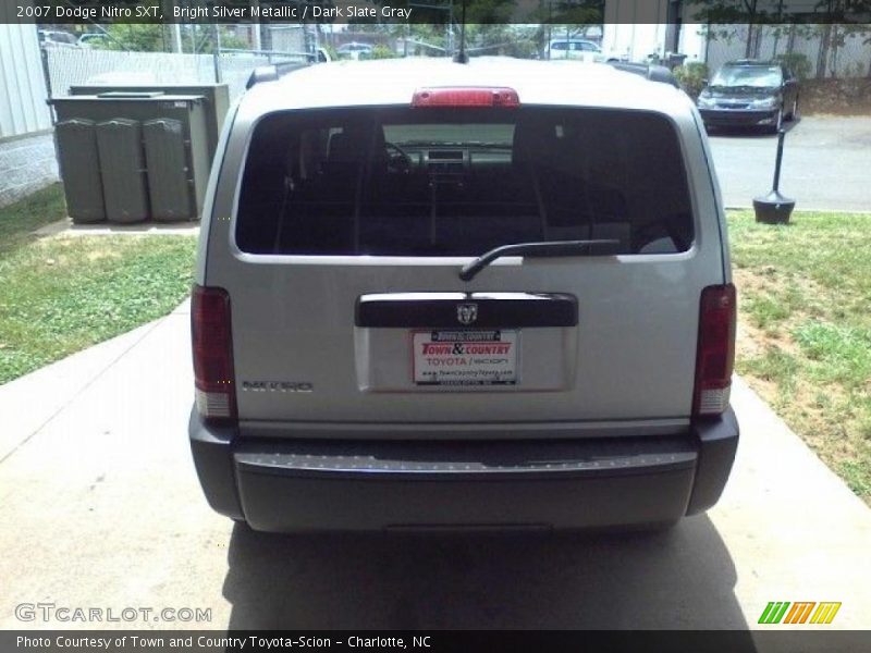 Bright Silver Metallic / Dark Slate Gray 2007 Dodge Nitro SXT
