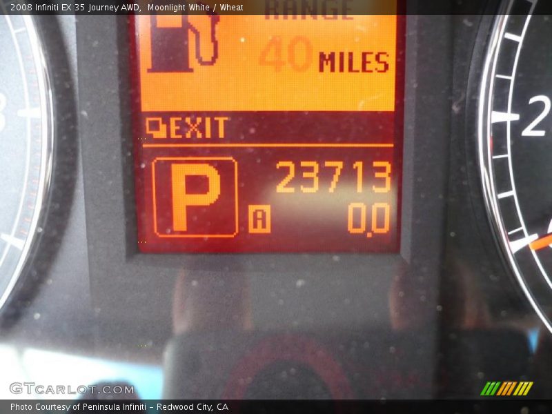 Moonlight White / Wheat 2008 Infiniti EX 35 Journey AWD