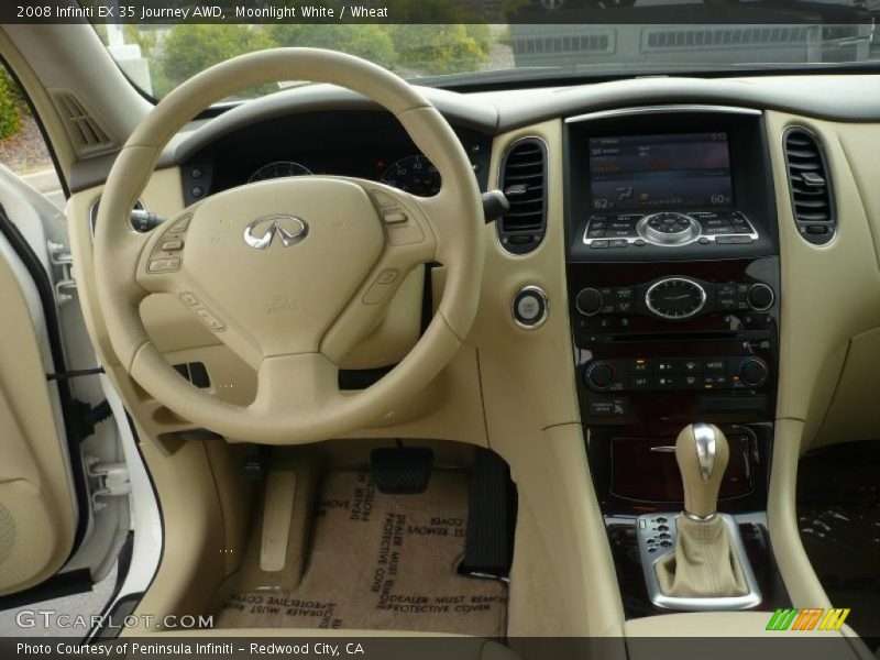 Moonlight White / Wheat 2008 Infiniti EX 35 Journey AWD