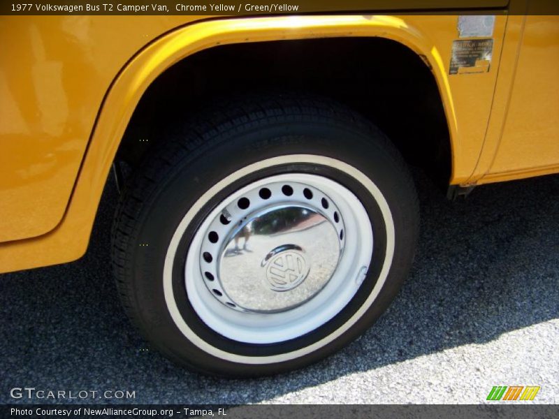 Chrome Yellow / Green/Yellow 1977 Volkswagen Bus T2 Camper Van