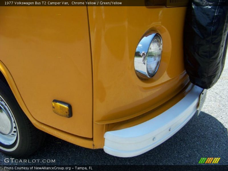 Chrome Yellow / Green/Yellow 1977 Volkswagen Bus T2 Camper Van