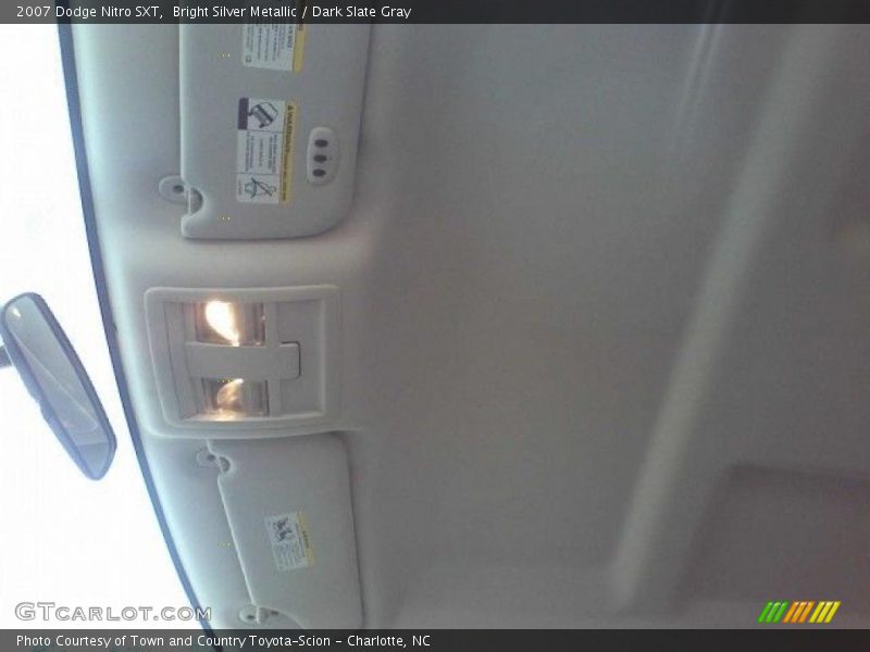 Bright Silver Metallic / Dark Slate Gray 2007 Dodge Nitro SXT