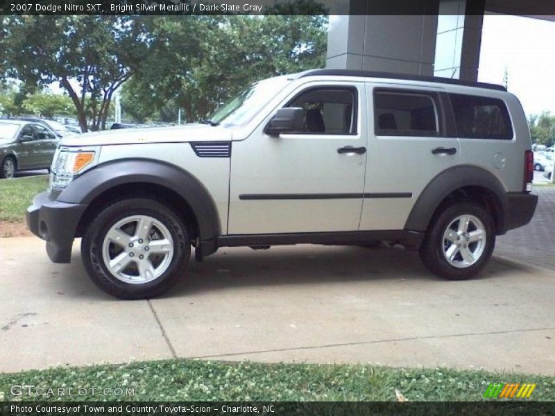 Bright Silver Metallic / Dark Slate Gray 2007 Dodge Nitro SXT