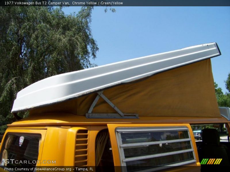 Chrome Yellow / Green/Yellow 1977 Volkswagen Bus T2 Camper Van