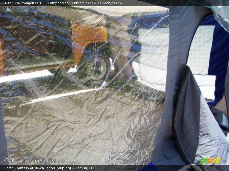 Chrome Yellow / Green/Yellow 1977 Volkswagen Bus T2 Camper Van