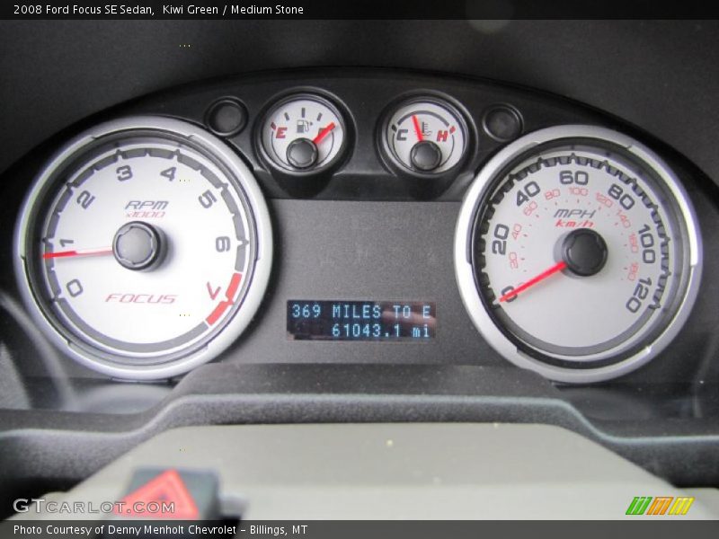 Kiwi Green / Medium Stone 2008 Ford Focus SE Sedan
