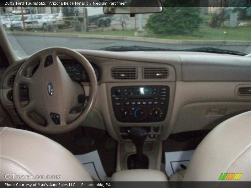 Arizona Beige Metallic / Medium Parchment 2003 Ford Taurus SES