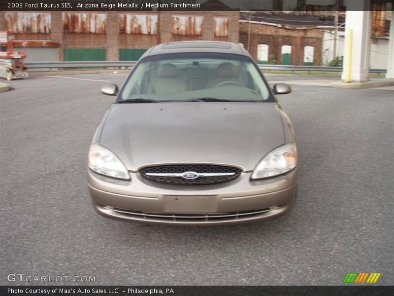 Arizona Beige Metallic / Medium Parchment 2003 Ford Taurus SES