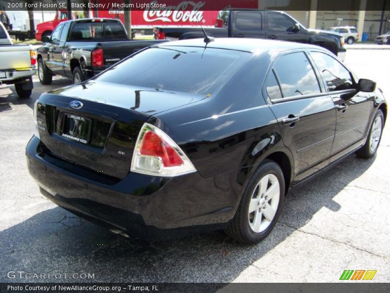 Black Ebony / Medium Light Stone 2008 Ford Fusion SE