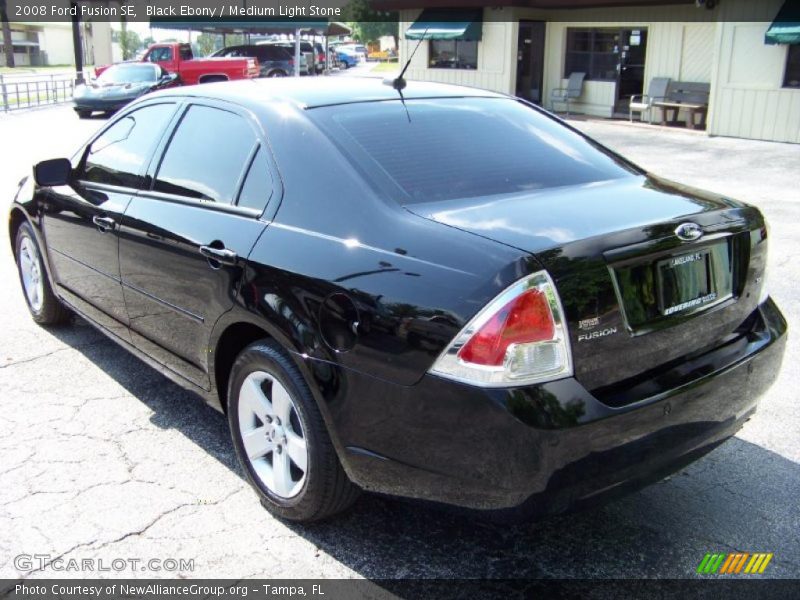 Black Ebony / Medium Light Stone 2008 Ford Fusion SE
