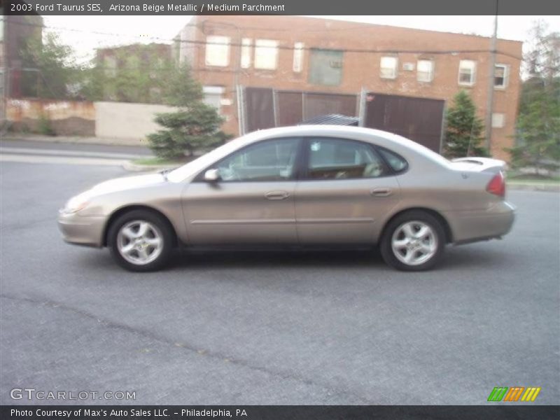 Arizona Beige Metallic / Medium Parchment 2003 Ford Taurus SES