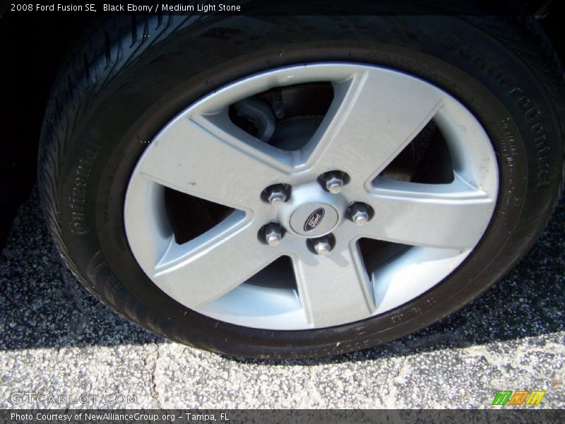 Black Ebony / Medium Light Stone 2008 Ford Fusion SE