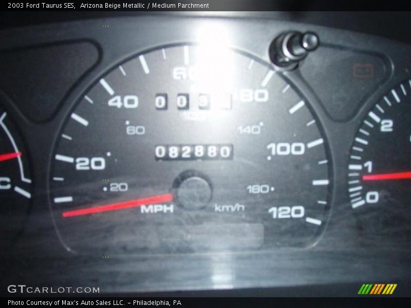 Arizona Beige Metallic / Medium Parchment 2003 Ford Taurus SES