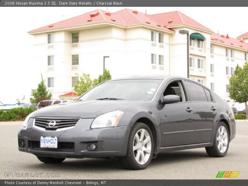 Dark Slate Metallic / Charcoal Black 2008 Nissan Maxima 3.5 SE