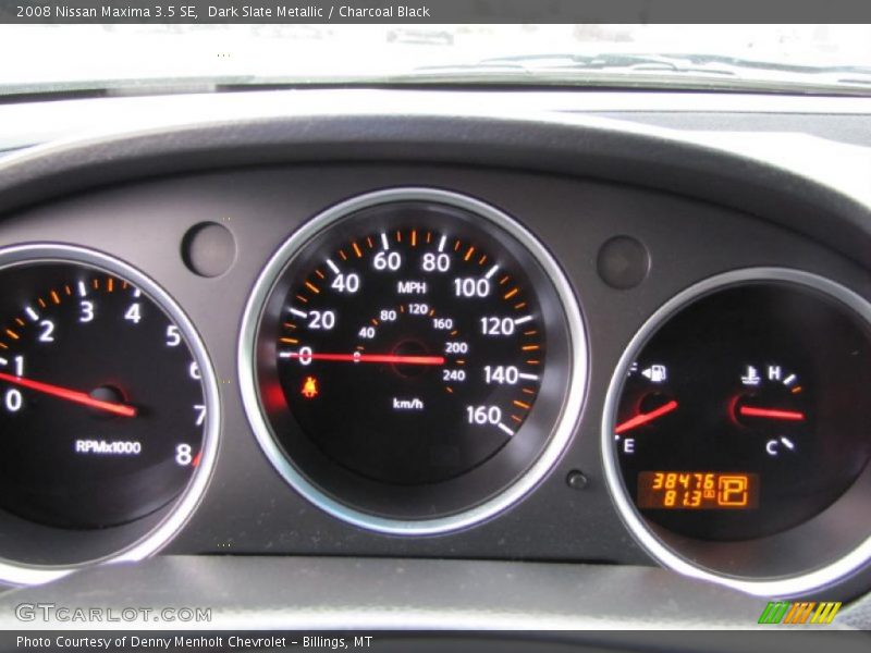 Dark Slate Metallic / Charcoal Black 2008 Nissan Maxima 3.5 SE