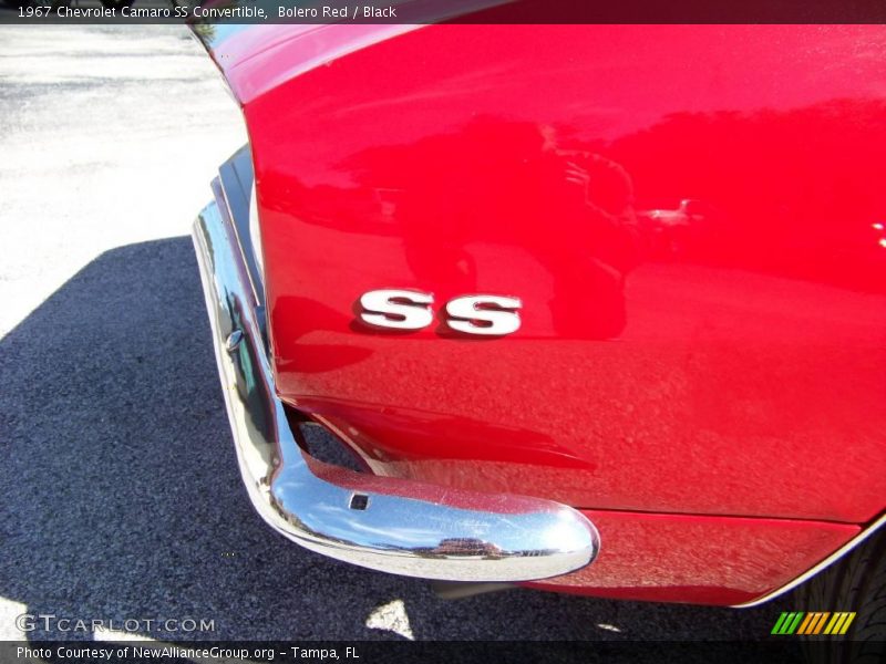 Bolero Red / Black 1967 Chevrolet Camaro SS Convertible