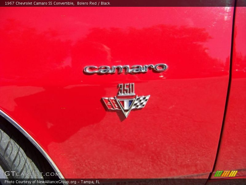 Bolero Red / Black 1967 Chevrolet Camaro SS Convertible