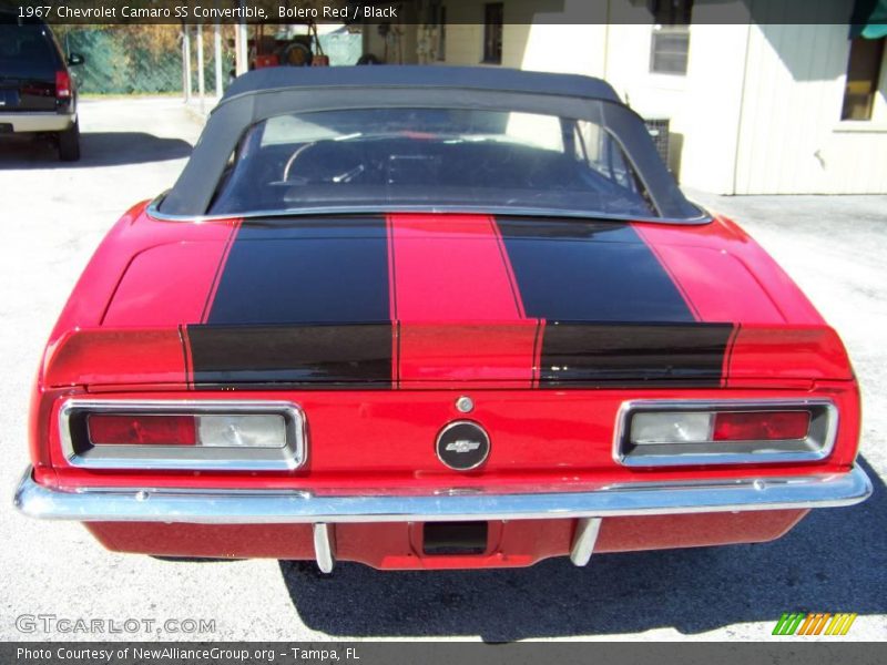 Bolero Red / Black 1967 Chevrolet Camaro SS Convertible