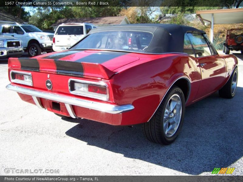 Bolero Red / Black 1967 Chevrolet Camaro SS Convertible
