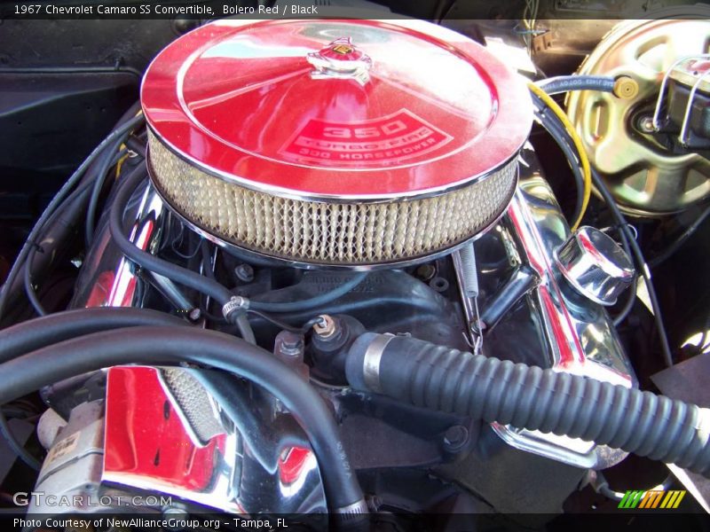 Bolero Red / Black 1967 Chevrolet Camaro SS Convertible